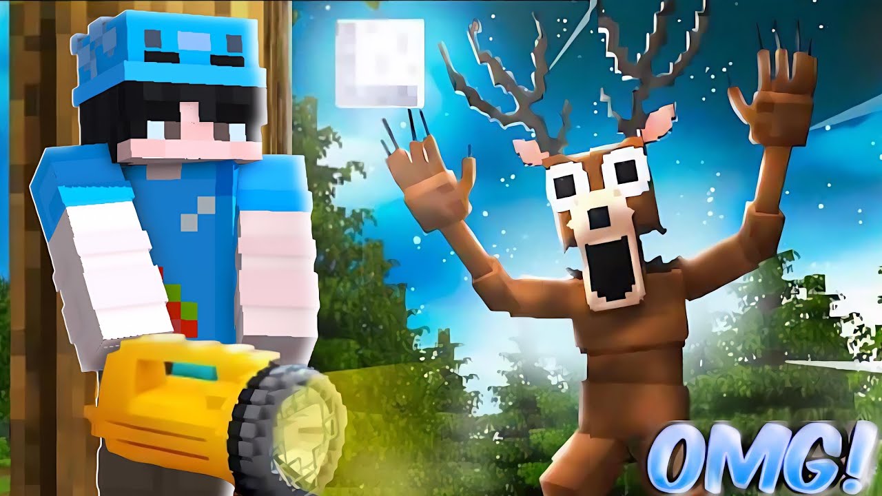 Surviving 99 Nights in Deadly Forest in Minecraft!