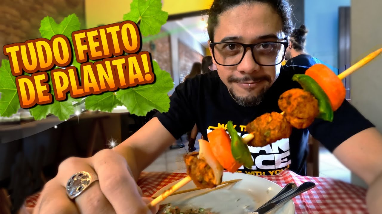 RODÍZIO de CARNE VEGANO pela primeira vez!