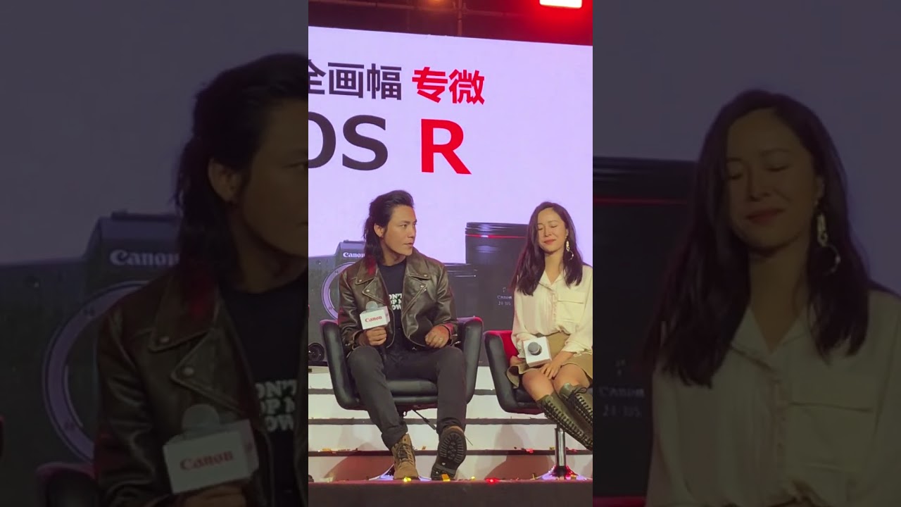 江一燕陈坤来啦 Jiang Yiyan and Chen Kun are here