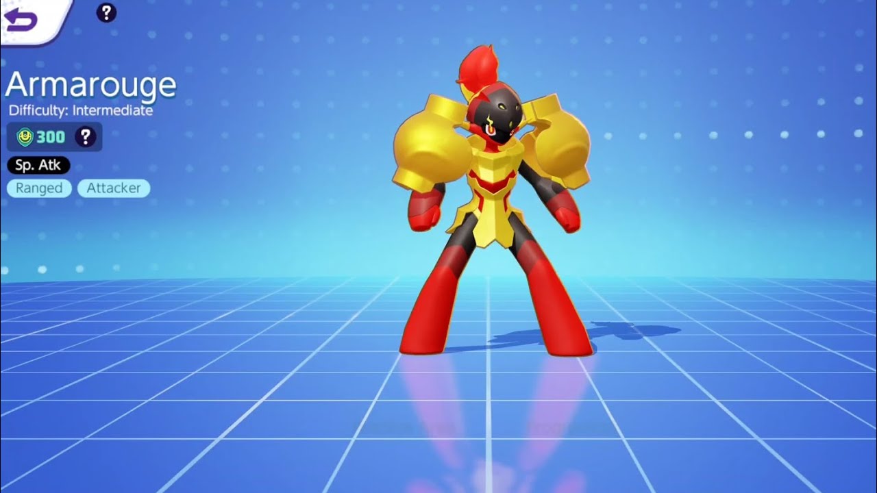 Pokemon UNITE: Armarouge (Attacker) Gameplay