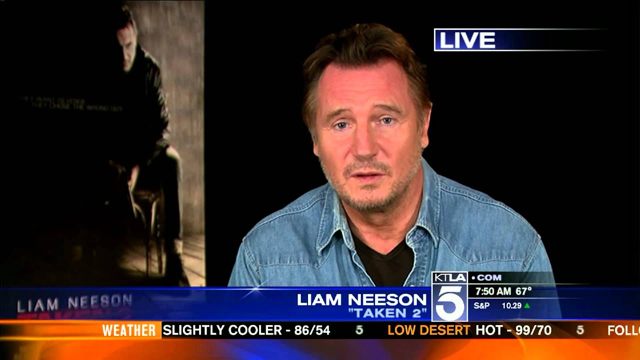 Liam Neeson advises kids to take a 