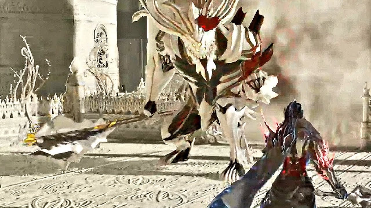 Code Vein - Argent Wolf Berserker Boss Fight (1080p 60fps)