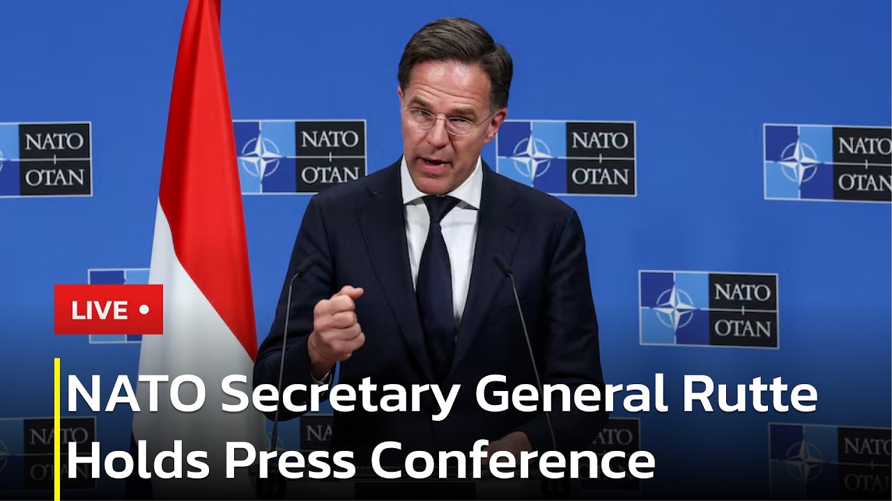 NATO Secretary General Mark Rutte Speaks at News Conference | AC1P