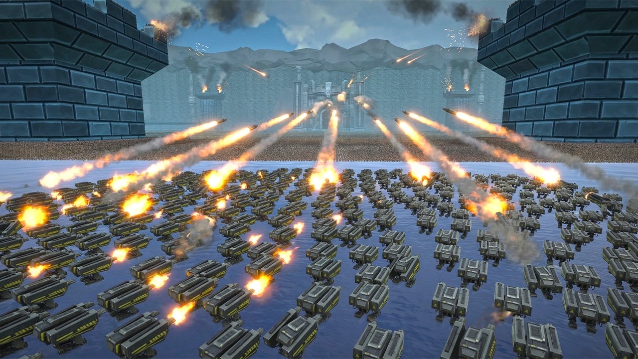 Total Destruction! 4,600,000 ALIEN  VS LAZER TURRET & T45 ELITE !! UEBS 2