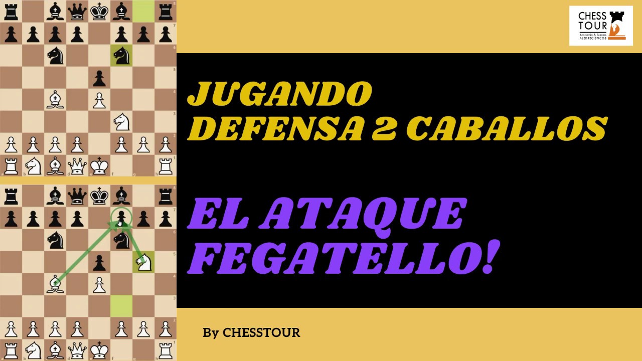 Defensa dos caballos: El ataque fegatello