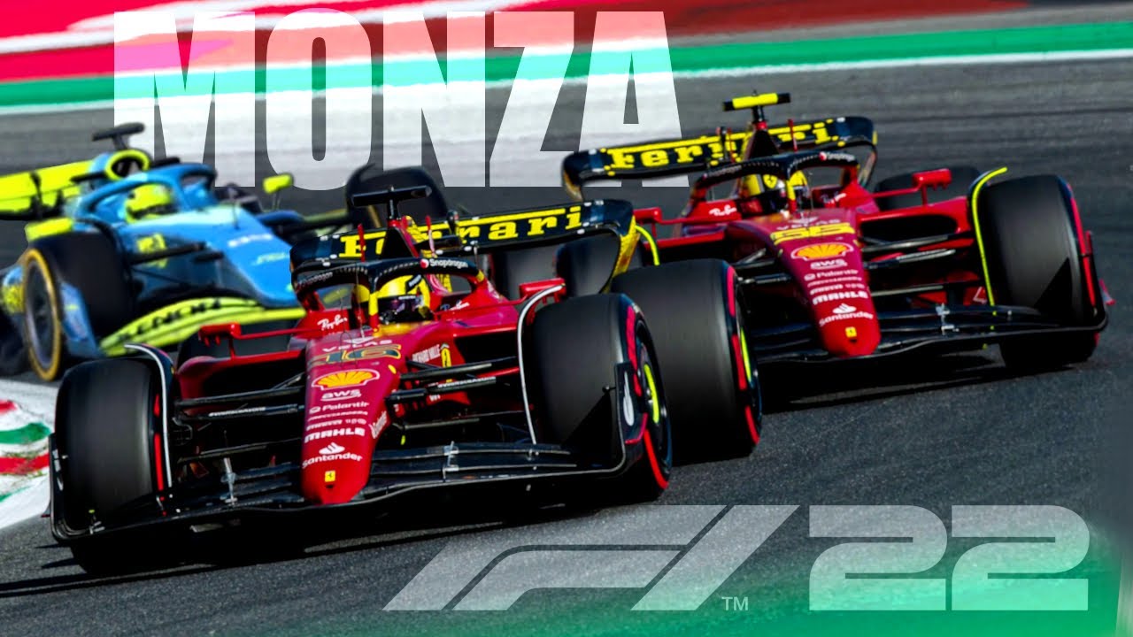 F1 22: MONZA CON LA FERRARI GIALLA - TANTO CAOS