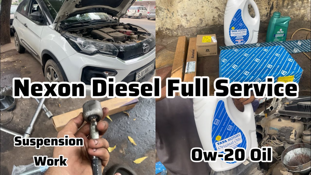 Nexon Diesel Full Service & Suspension Work Pankaj Cars Tech