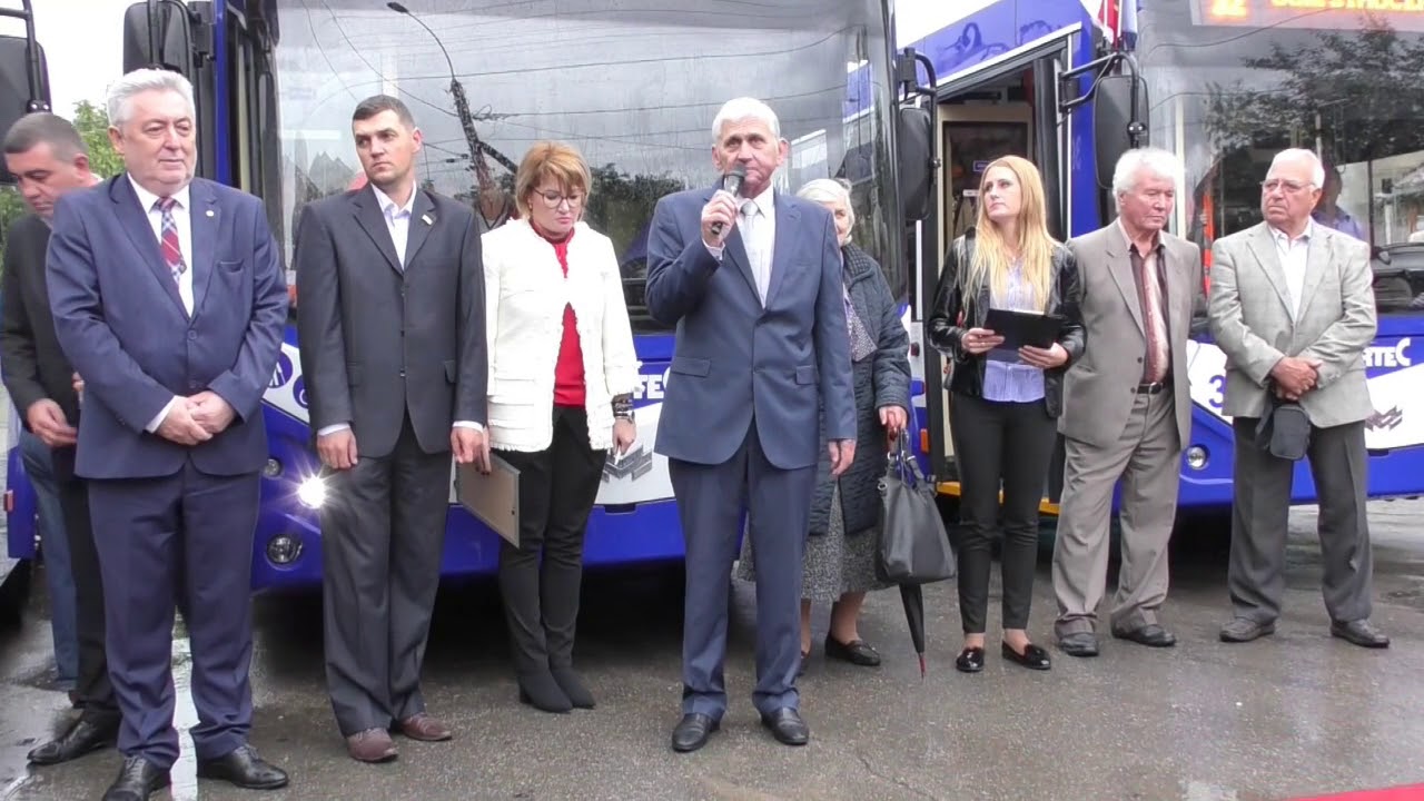 Deschiderea rutei de troleibus № 32 Stăuceni, Chișinău  10 septembrie 2018