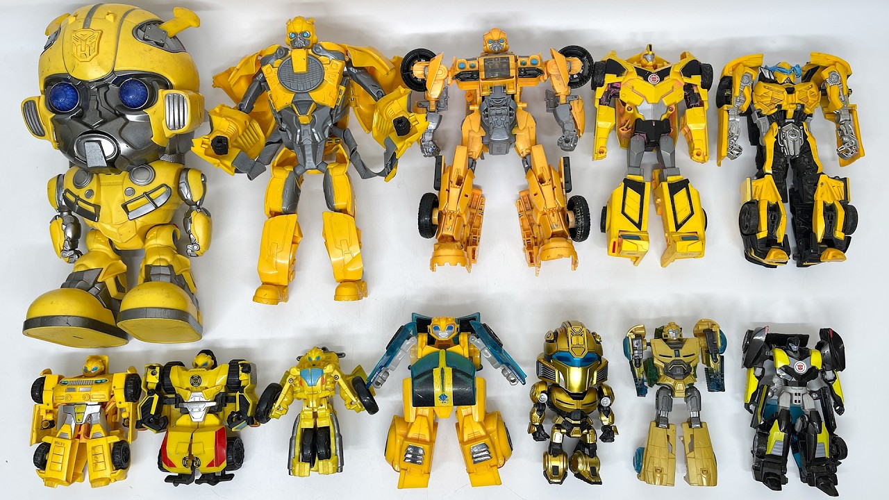 Berbagai macam mainan robot Transformer Bumblebee ランスフォーマー 變形金剛 robots in disguise
