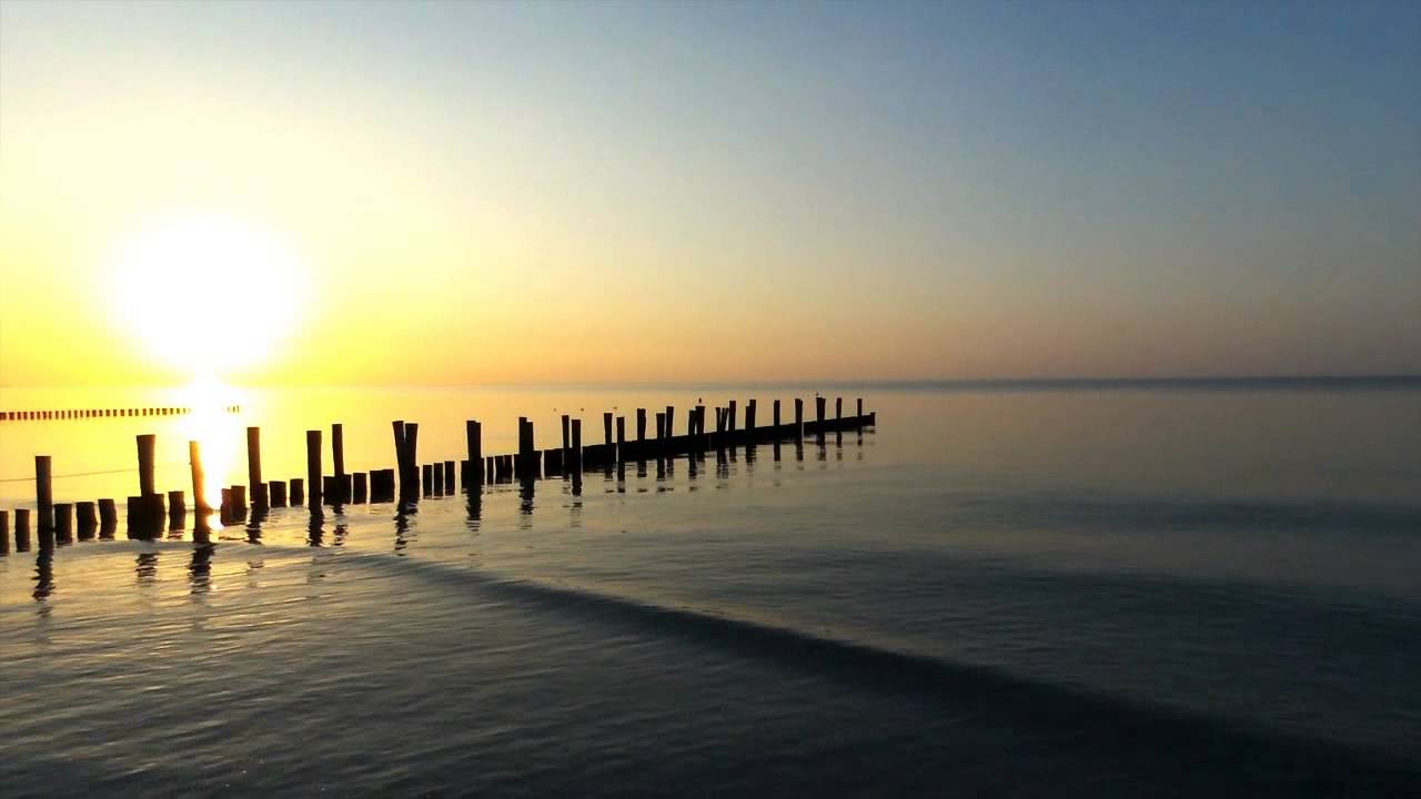 Sundown von oben - Ostsee/Darß
