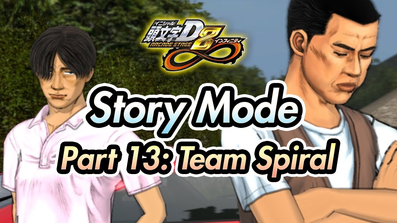 Initial D Arcade Stage 8 Infinity / Story Mode - Part 13: Team Spiral