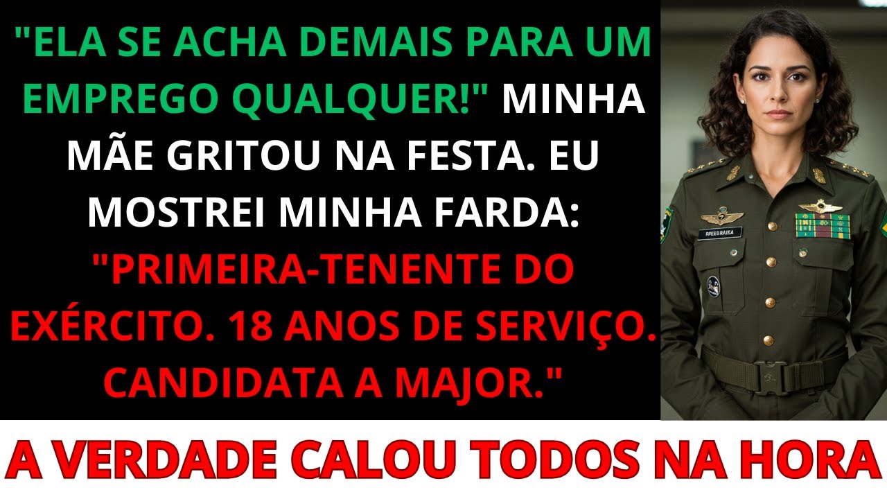 "Na cabecinha dela, qualquer trabalho é pouco… por isso é uma encostada.", minha mãe riu. Então...