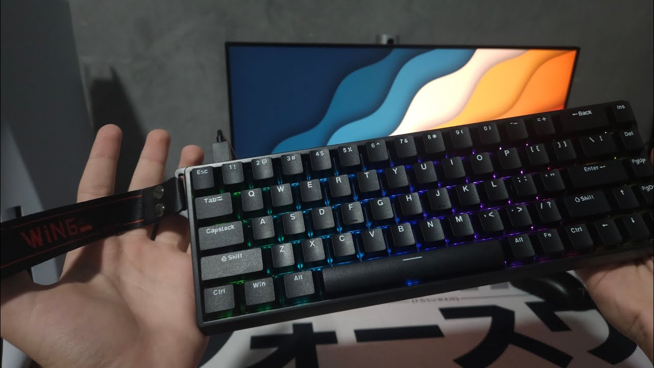 O Melhor Teclado Magnético Barato! Aula win68 HE