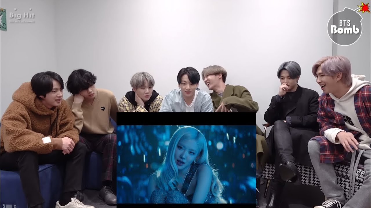 BTS Reaction to Rosé 'Messy' MV For F1 (Fan-made 💜)
