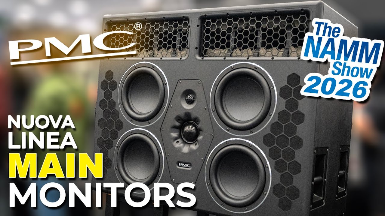 PMC presenta i nuovi Main Monitors al NAMM 2026 – Anteprima esclusiva con Milk Audio Store