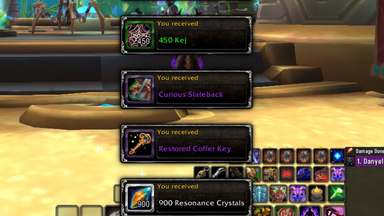 World of Warcraft Curious Slateback Mount Drop