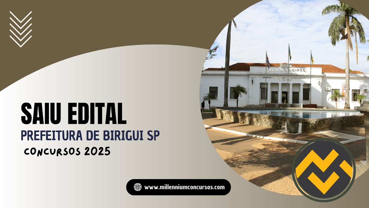 Apostila PREFEITURA DE BIRIGUI SP 2025 Diretor de Escola