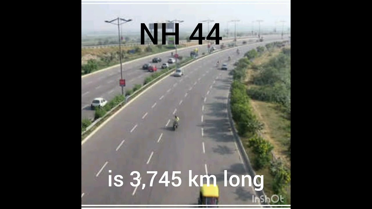 #longest road of india# Indias largest road#nh44# #largest road kashmir to Kanyakumari