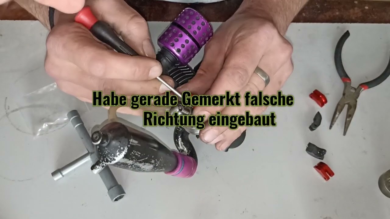 HPI-Racing Kupplung Feder gebrochen. Austausch auf neue.