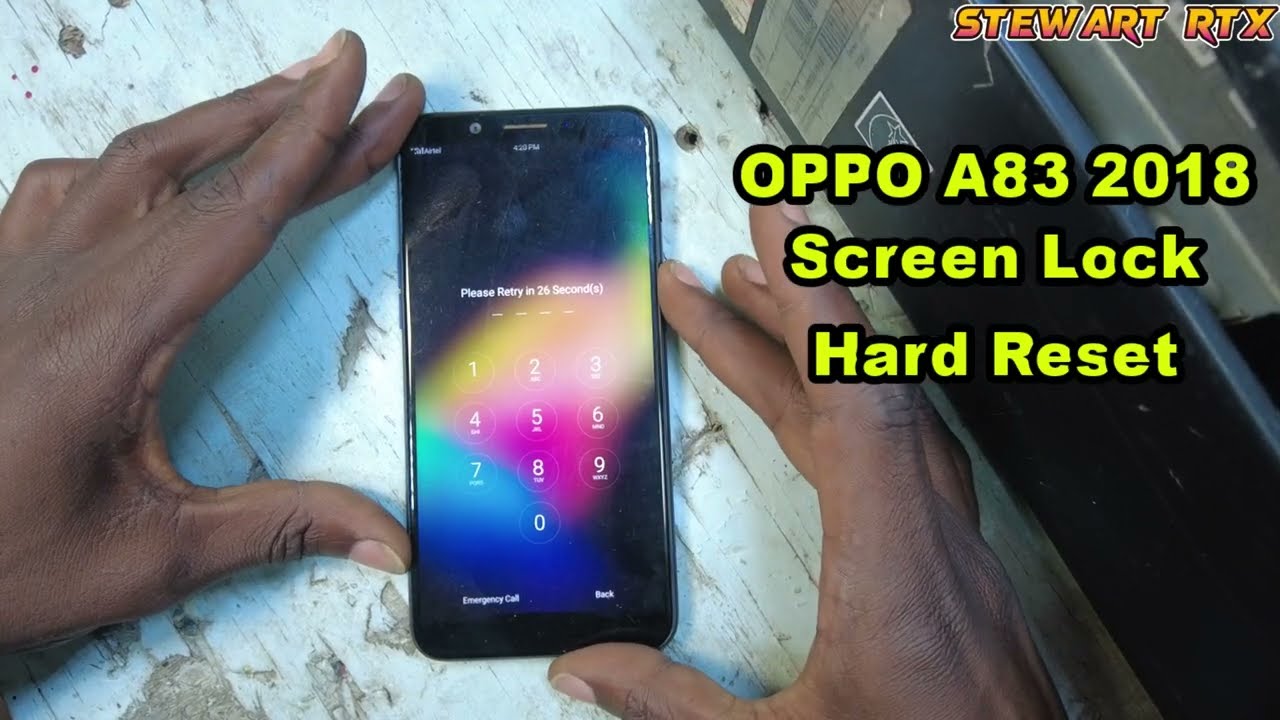 Oppo (cph1729) A83 2018 Hard reset, Factory Reset & Password Recovery (Meta Fomart EMMC) 2026