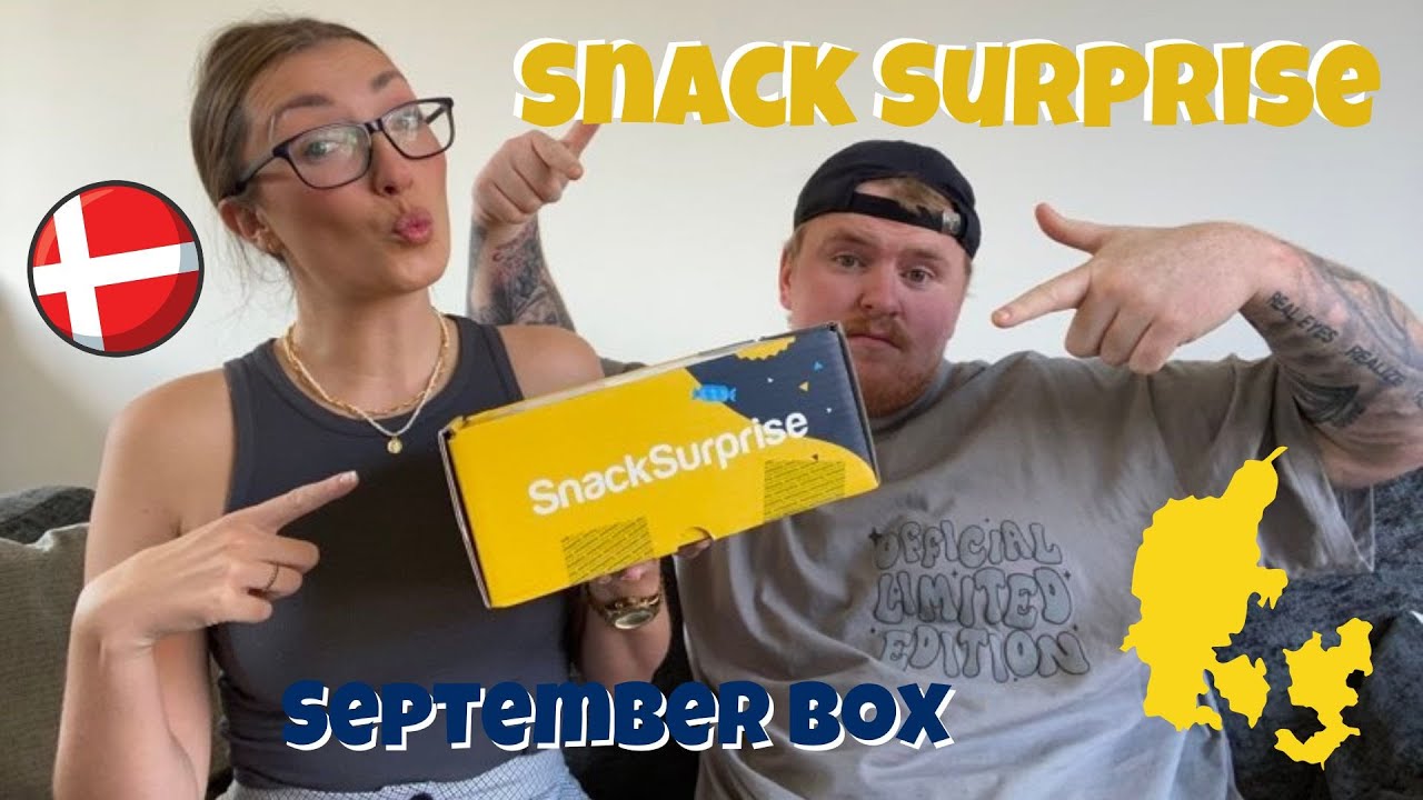 ENGLISH GIRL TRIES DANISH SNACKS FOR THE FIRST TIME-SNACK SURPRISE SEPTEMBER BOX!!//LAURENMEE