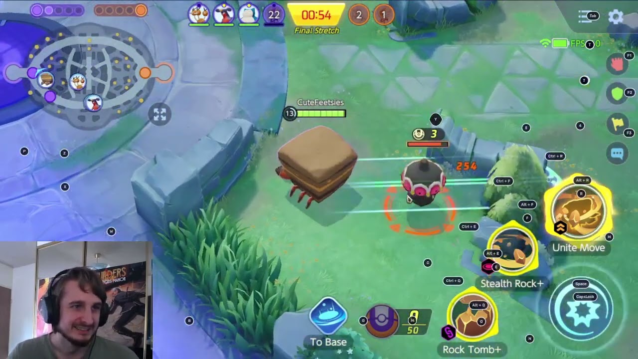 Learning to play Pokemon Unite