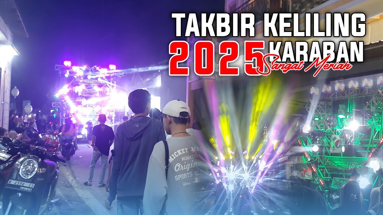 TAKBIR KELILING DESA KARABAN GABUS PATI TAHUN 2025 SANGAT MERIAH || HARI RAYA IDUL FITRI 1446H