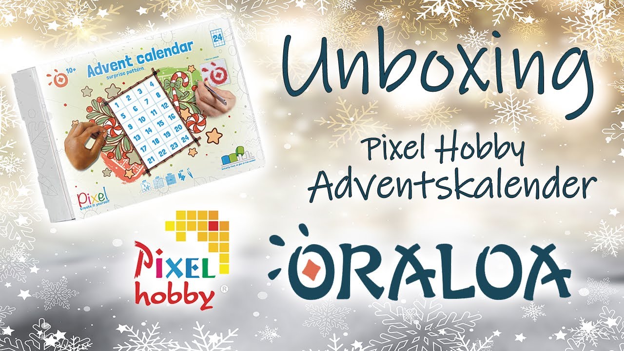 WOW! ORALOA Pixel Hobby Adventskalender 2025 | Jeden Tag im Dezember eine kleine Platte zum Pixeln