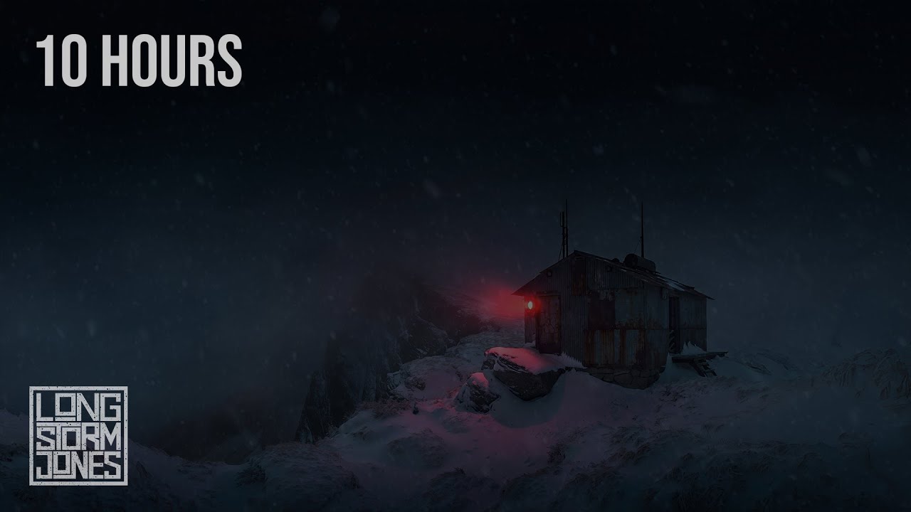 Black Summit Outpost — Extreme Blizzard on the Ridge | Howling Wind Ambience | 10 HOURS