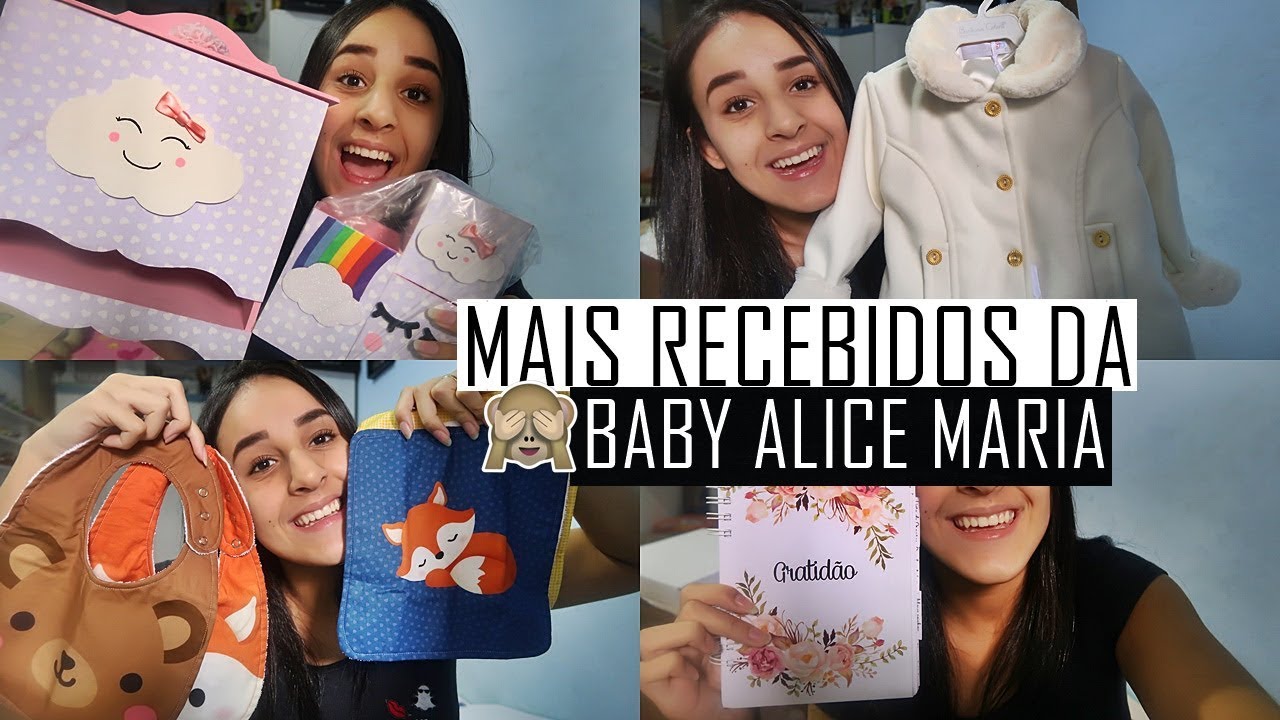 MAIS RECEBIDOS DA BABY ALICE ❤❤❤ | MUITA FOFURA PRA UM VÍDEO SÓ ❤