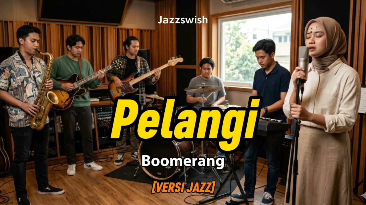 PELANGI - BOOMERANG (Versi Jazz) | AI Cover by. Jazzswish | LAGU BAND HITS 2000AN