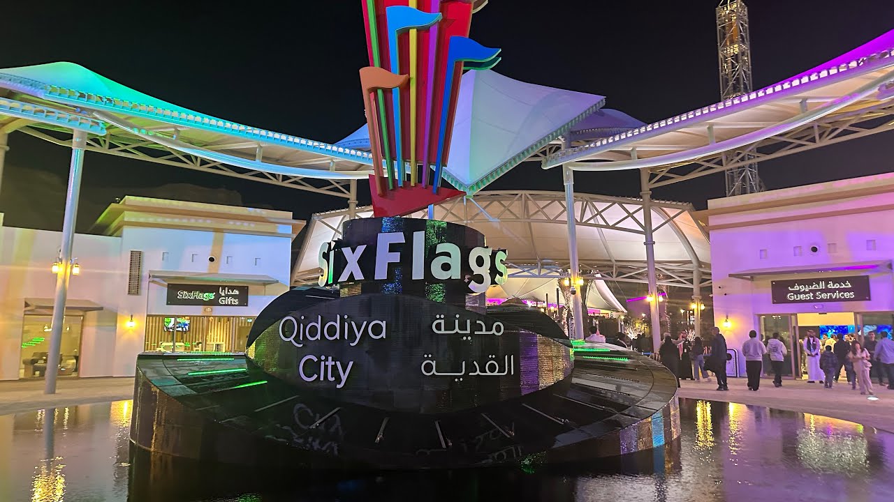 SIX FLAGS Qiddiya City | Тематический парк.