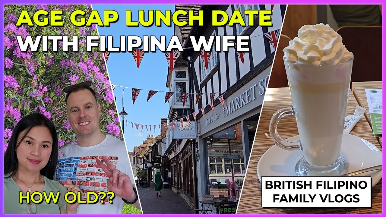 Age Gap Couple Romantic Lunch Date | British Filipino Family | Life in the UK