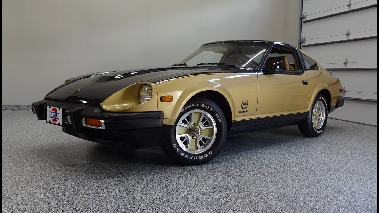 1980 Datsun 280ZX 10th Anniversary in Black & Gold & Engine Sound on My Car Story with Lou Costabile
