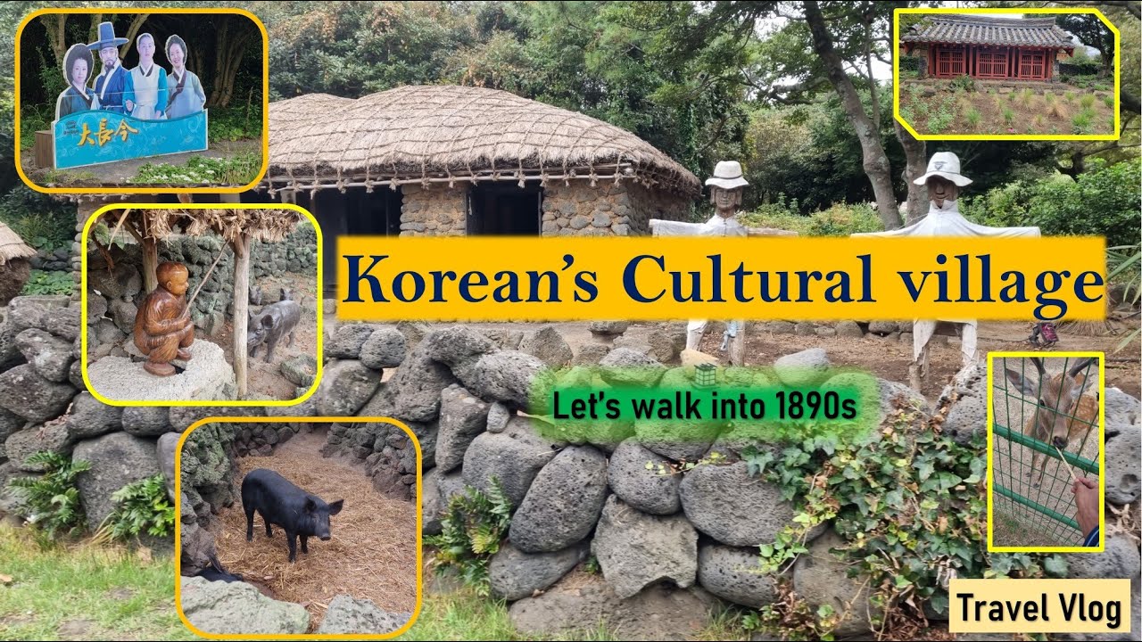 Jeju Folk Village walking tour| Korean's cultural village| travel vlog | கொரியா வாழ் தமிழன்