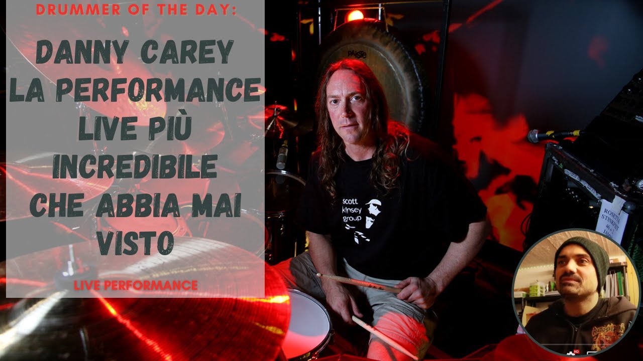 DANNY CAREY (Tool) - migliore DRUMCAM LIVE di sempre?