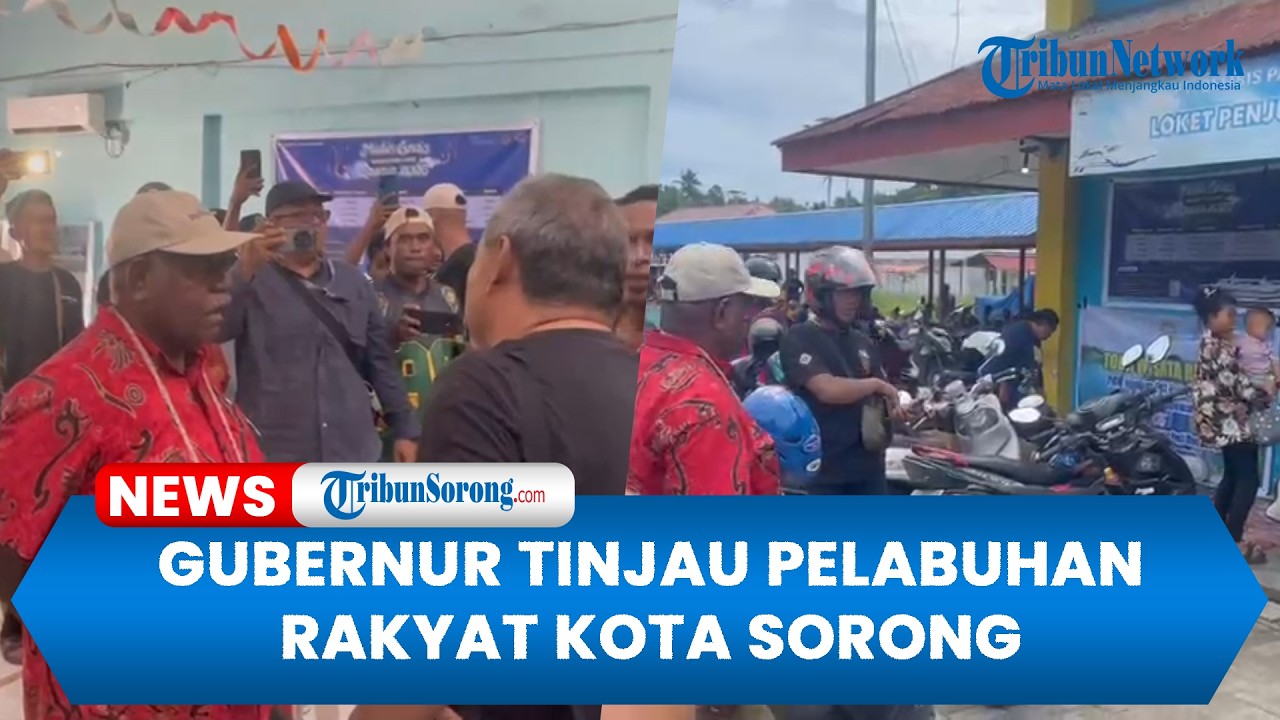 Gubernur Papua Barat Daya Elisa Kambu Tinjau Pelabuhan Rakyat, Penumpang Keluhkan Tiket Habis