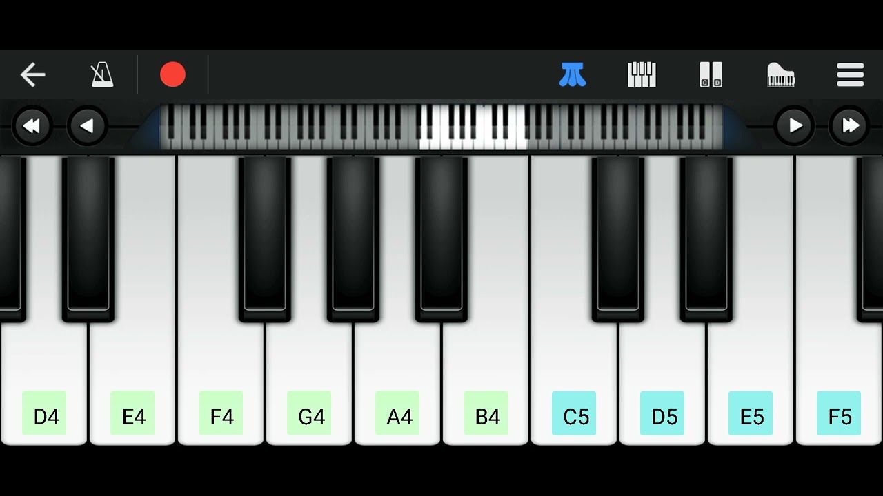 Instagram Trending Piano Tutorial On Walk Band | Viral Tune Piano Tutorial