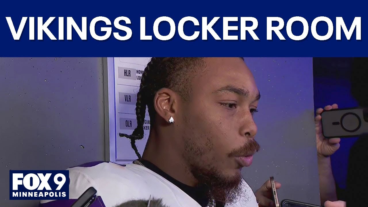 Vikings locker room reacts after 27-24 win over Lions at Ford Field [FULL]
