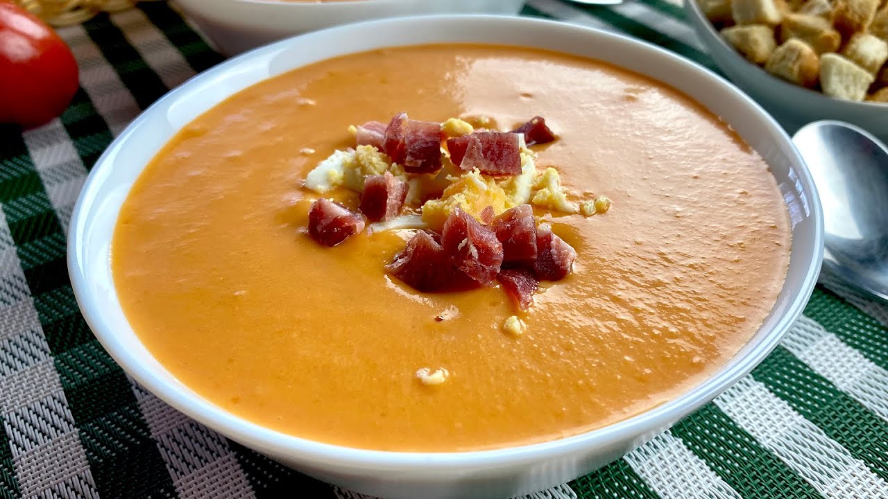Prepara un delicioso Salmorejo con tan solo 4 ingredientes