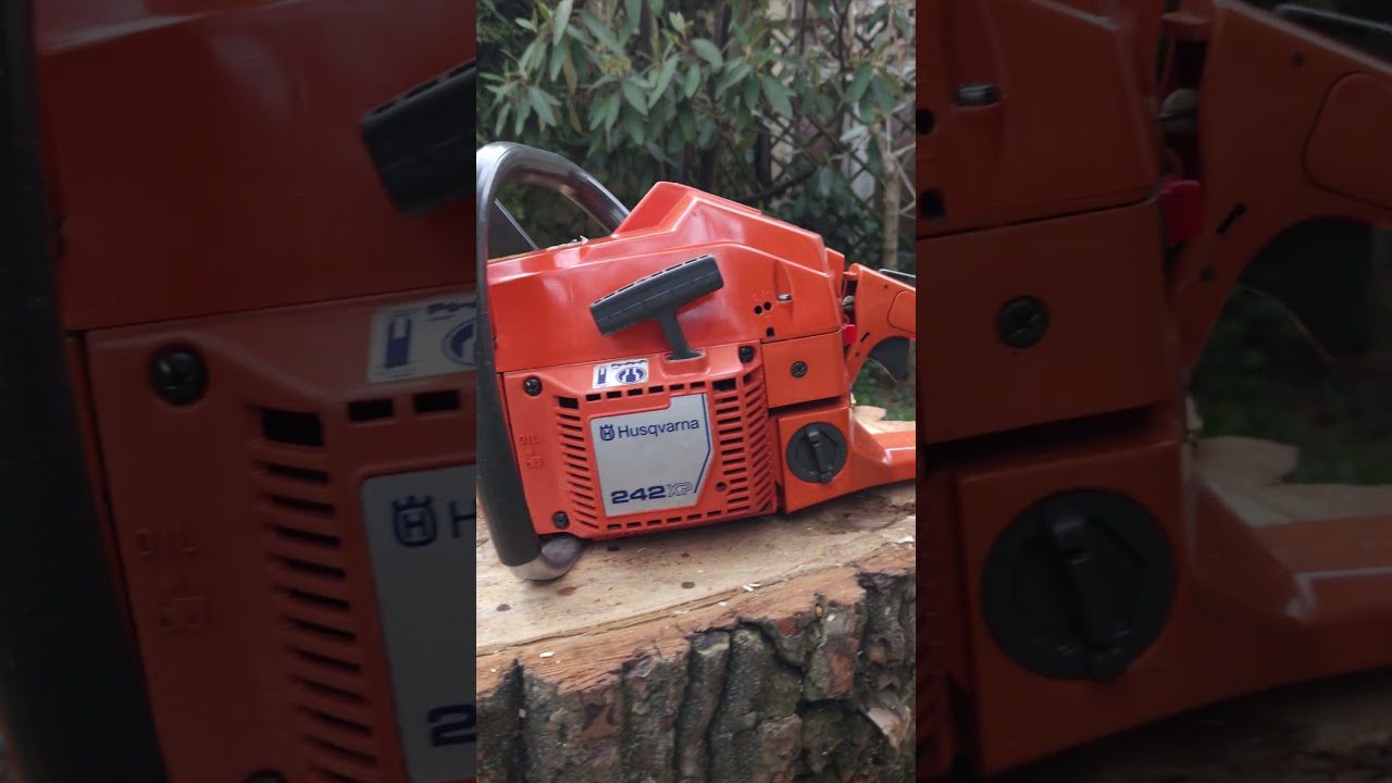 Husqvarna 242 XP #chainsaw #husqvarnachainsaw #shorts