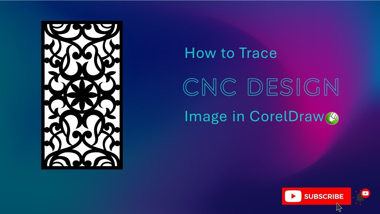How to Trace CNC Jali in CorelDraw with fastest way