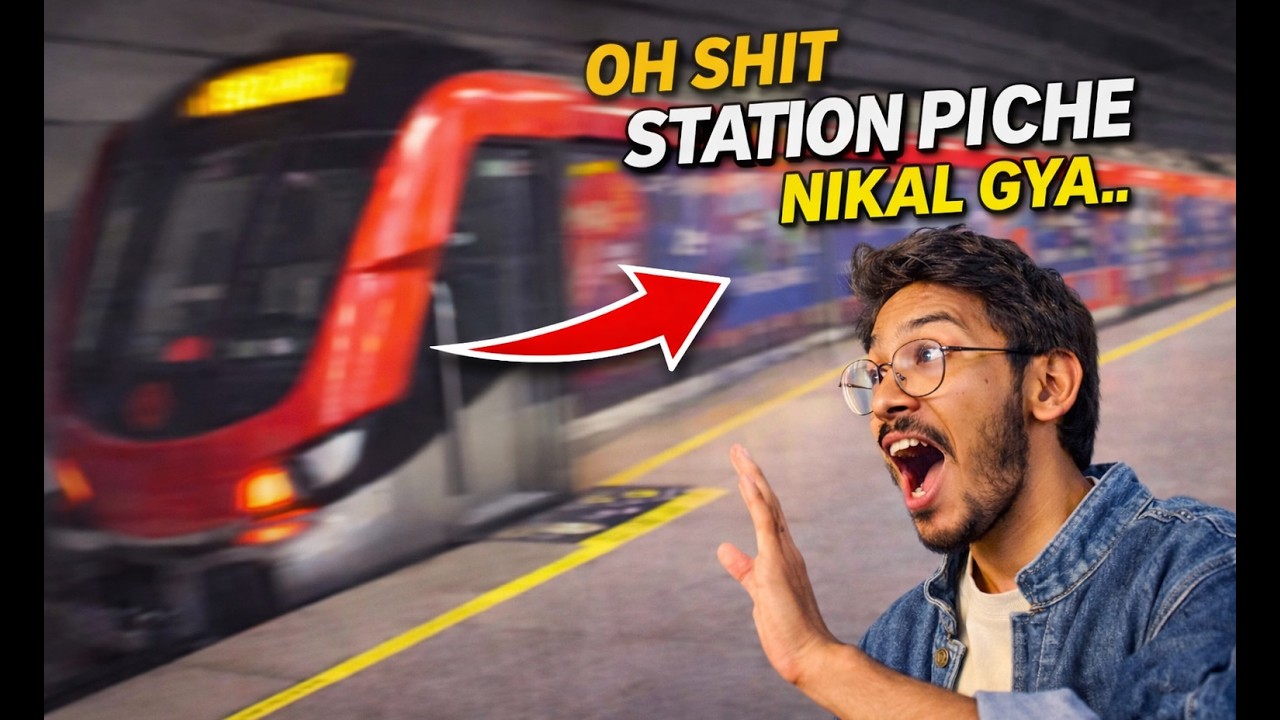 Mai apne station hi bhool gya bhai..|| LOCHA LABS VIDEOS  || #lochalabs #lucknowmetro