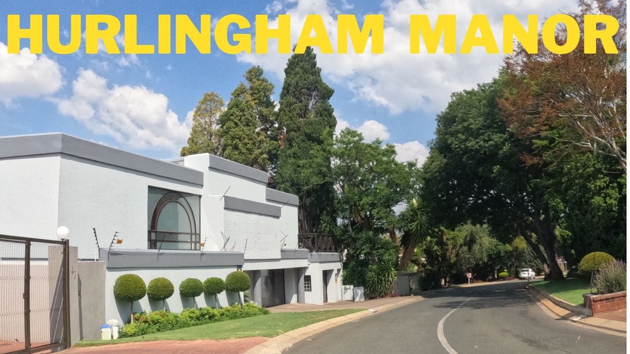 Hurlingham Manor (Sandton) - Driving in a Luxury Gated Community - Johannesburg, South Africa
