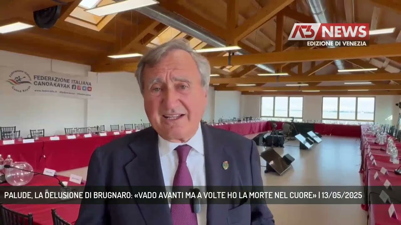 PALUDE, LA DELUSIONE DI BRUGNARO: «VADO AVANTI MA A VOLTE HO LA MORTE NEL CUORE» | 13/05/2025