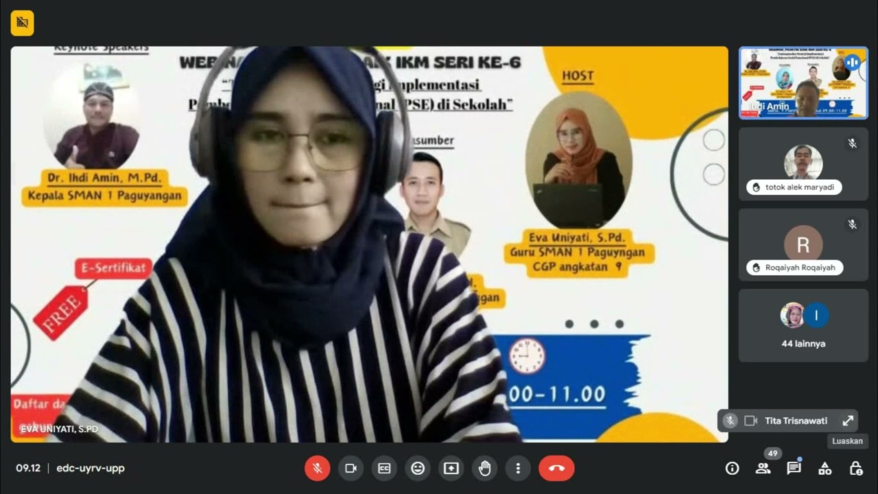 SERI_6 #WEBINAR PMM KOMBEL SMANSAYANG BERGEMA_Pembelajaran Sosial Emosional