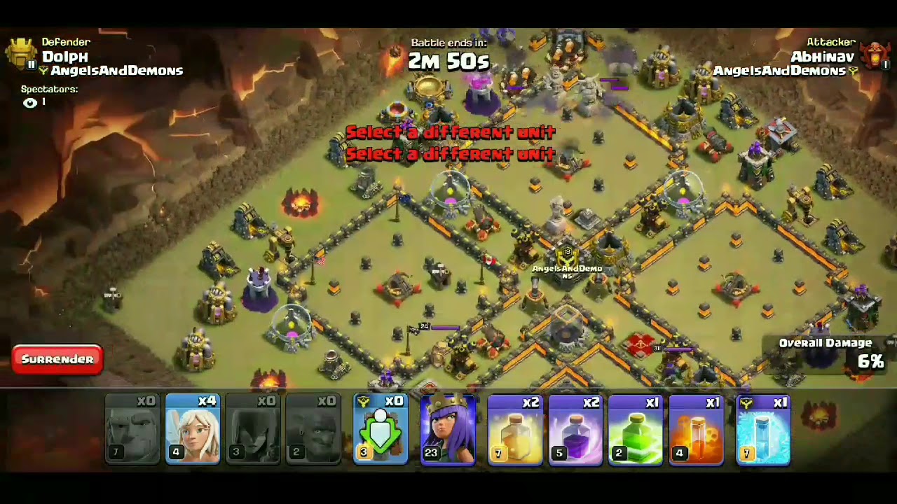 GiBowitch With Healers (Th10 )Attack Strategy 😉