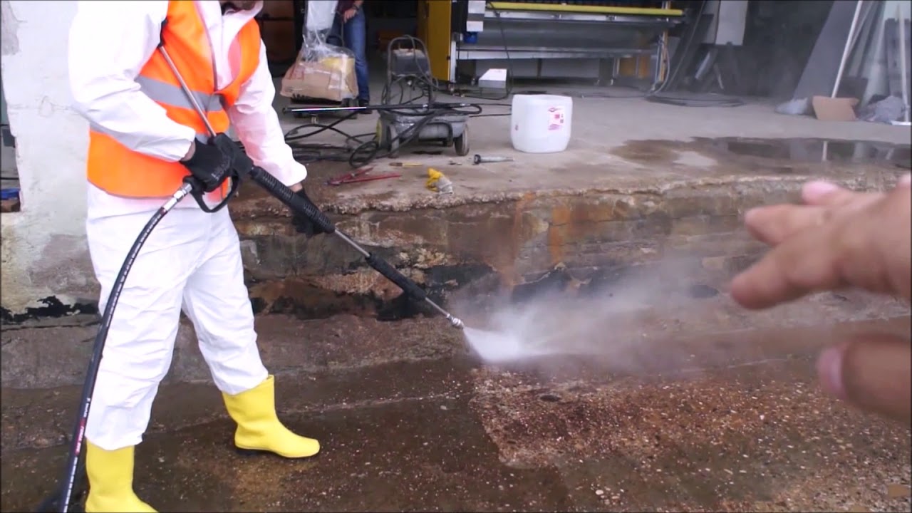 NEW! High pressure water jet 500 bar