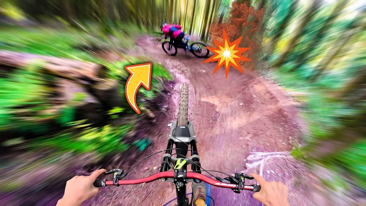 Il arrache le virage devant moi ! ft @meyermtb