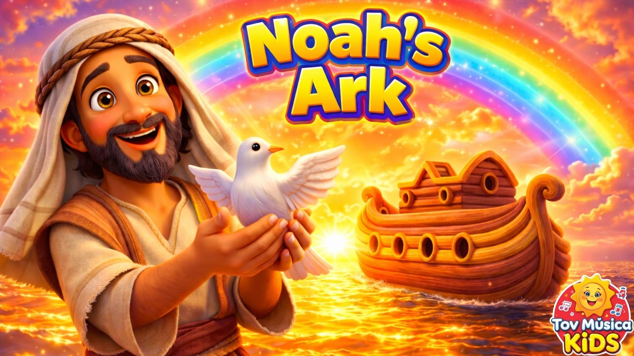 Noah's Ark  | Animated Bible Story for Kids 🌈